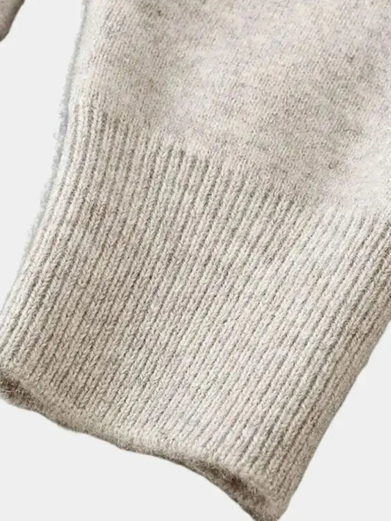 Men’s Cardigan Sweater – Merino Wool Neck Casual Everyday Knitwear SPECTER