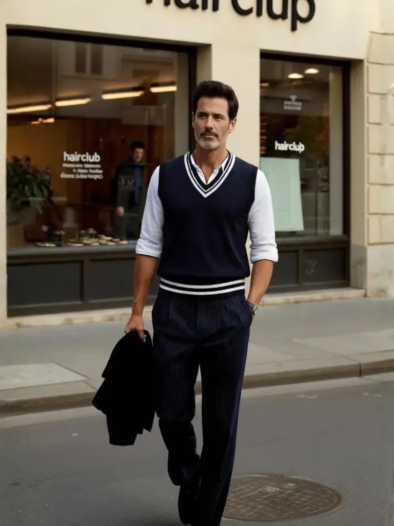 Men’s Knit Sweater – Old Money Essential Casual Everyday Knitwear SPECTER