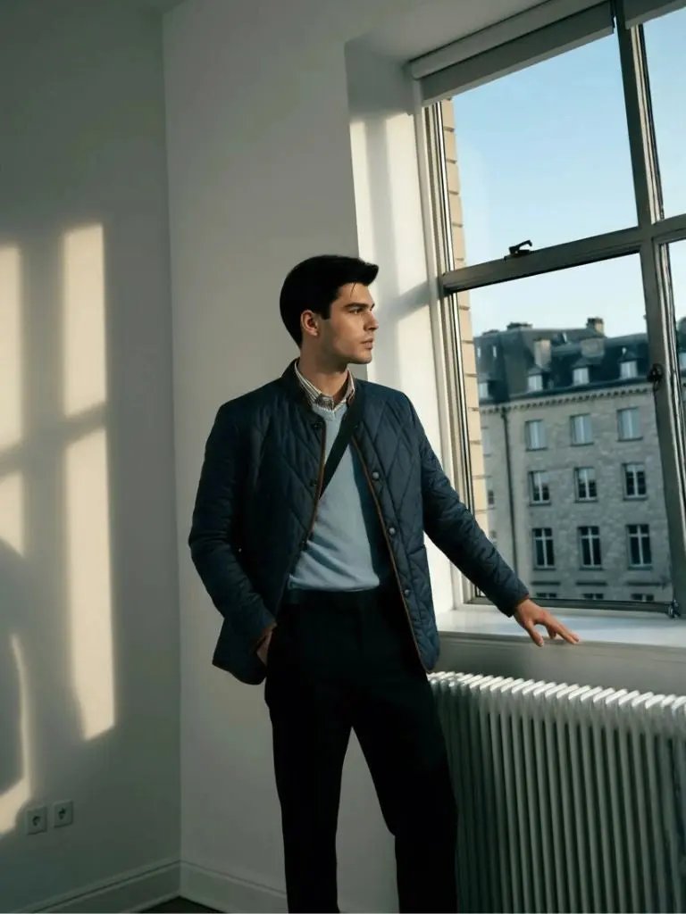 Men’s Jacket – Quilted Modern Everyday Design SPECTER