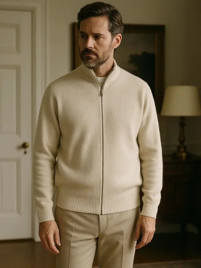 Men’s Cashmere Sweater – Soft Luxury Knit SPECTER