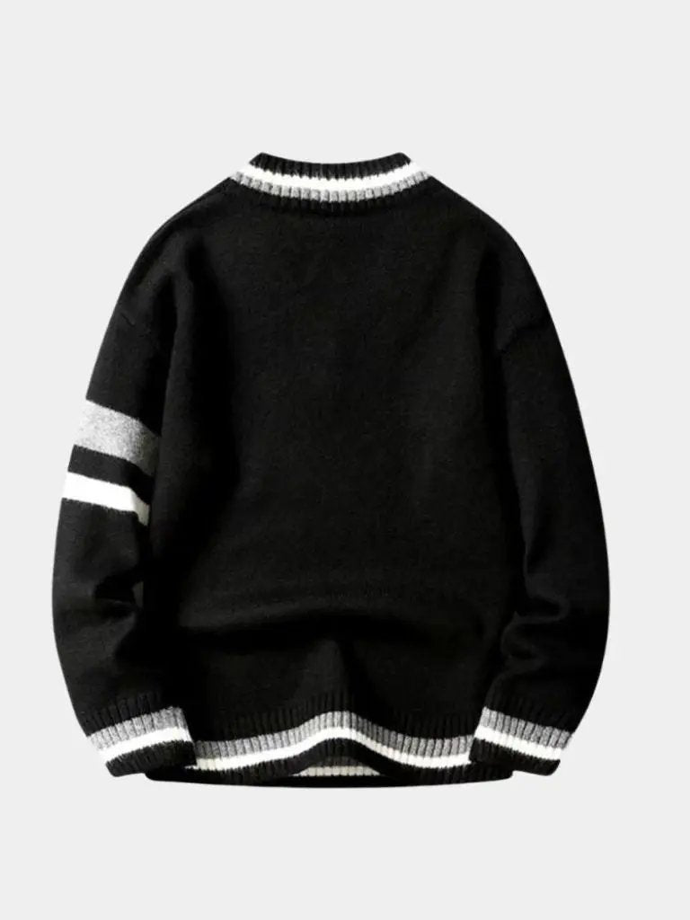 Men’s Knit Sweater – Neck Casual Everyday Knitwear SPECTER