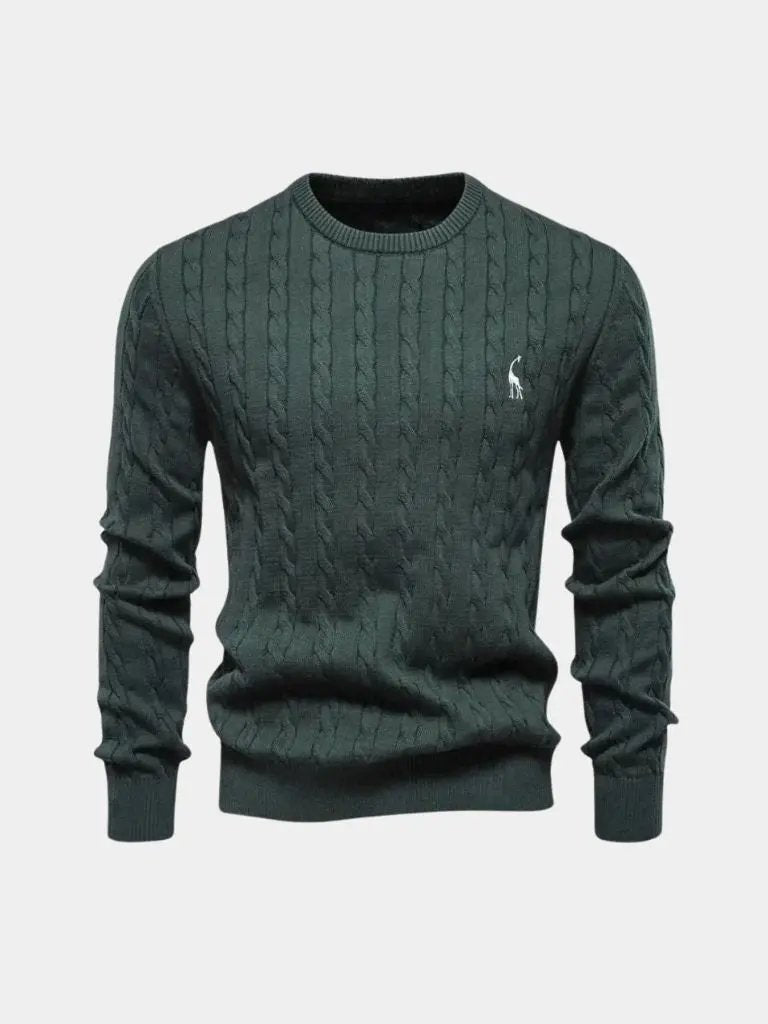 Men’s Knit Sweater – Cotton Crew Neck Casual Everyday Knitwear SPECTER