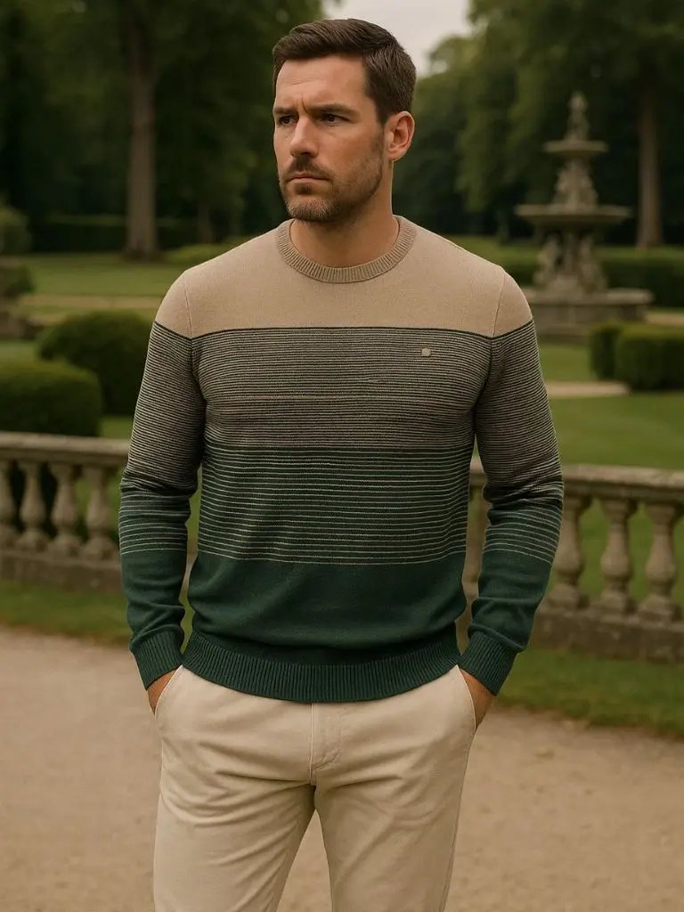 Men’s Knit Sweater – Crew Neck Knitwear Casual Everyday Knitwear SPECTER