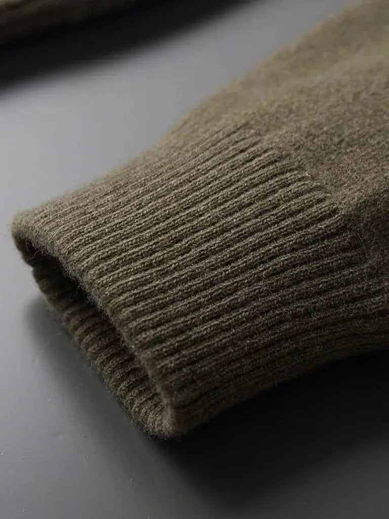 Men’s Cashmere Sweater – Essential Soft Luxury Knit SPECTER