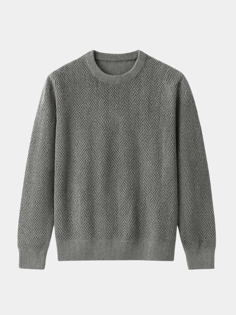 Men’s Knit Sweater – Essential Wool Casual Everyday Knitwear SPECTER