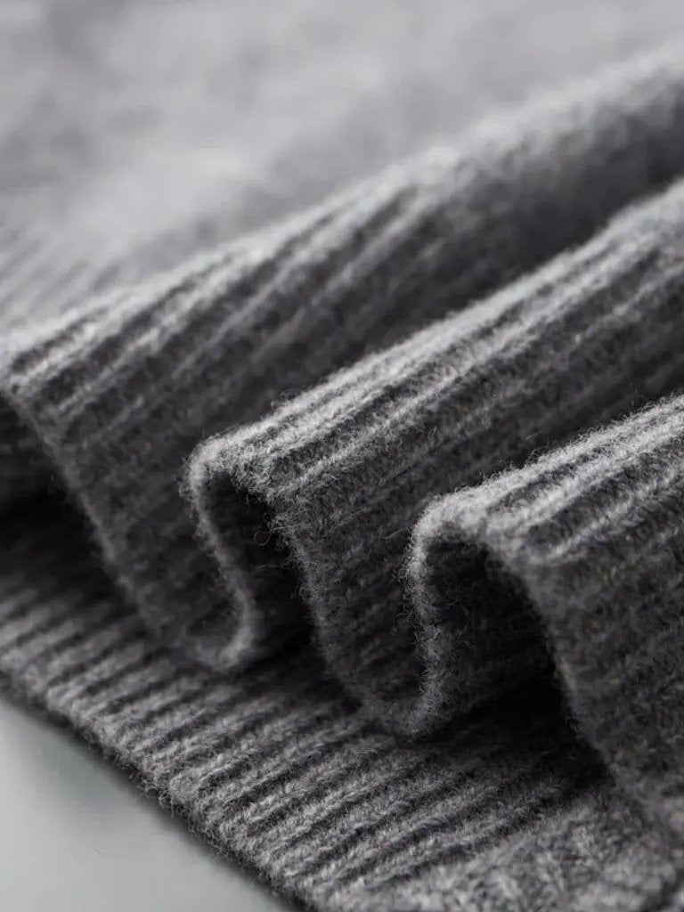 Men’s Cashmere Sweater – London Fog Soft Luxury Knit SPECTER