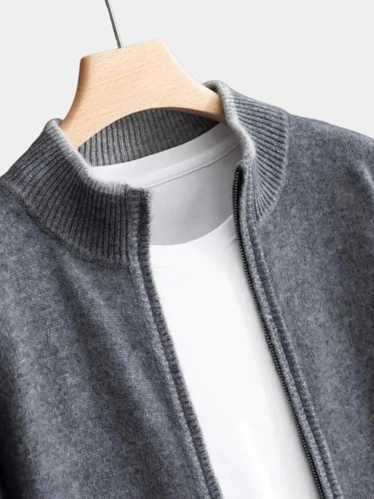 Men’s Cashmere Sweater – London Fog Soft Luxury Knit SPECTER