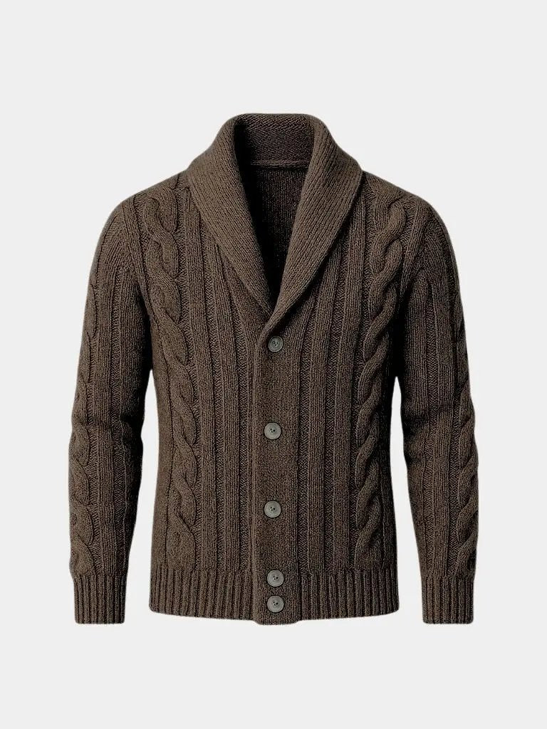 Men’s Knit Cardigan Sweater – Knitted Casual Everyday Knitwear SPECTER
