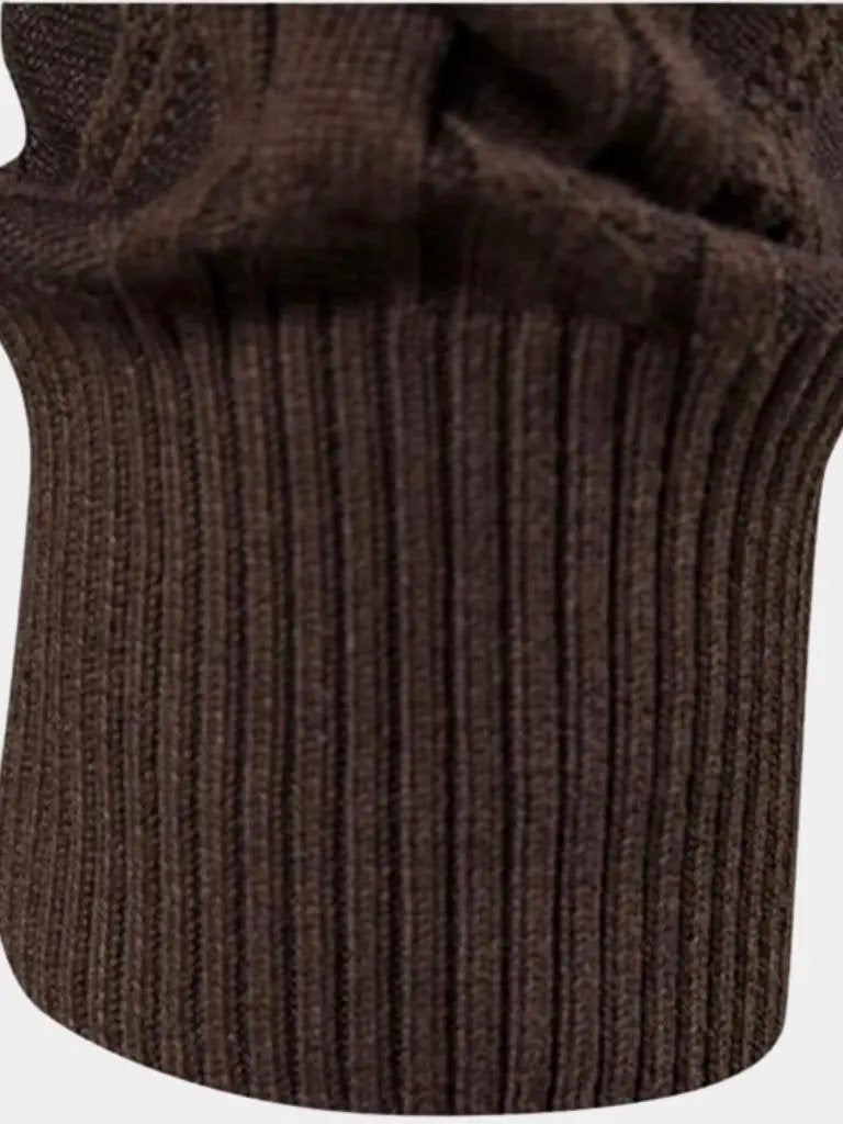 Men’s Cardigan Sweater – Minimalist Casual Everyday Knitwear SPECTER