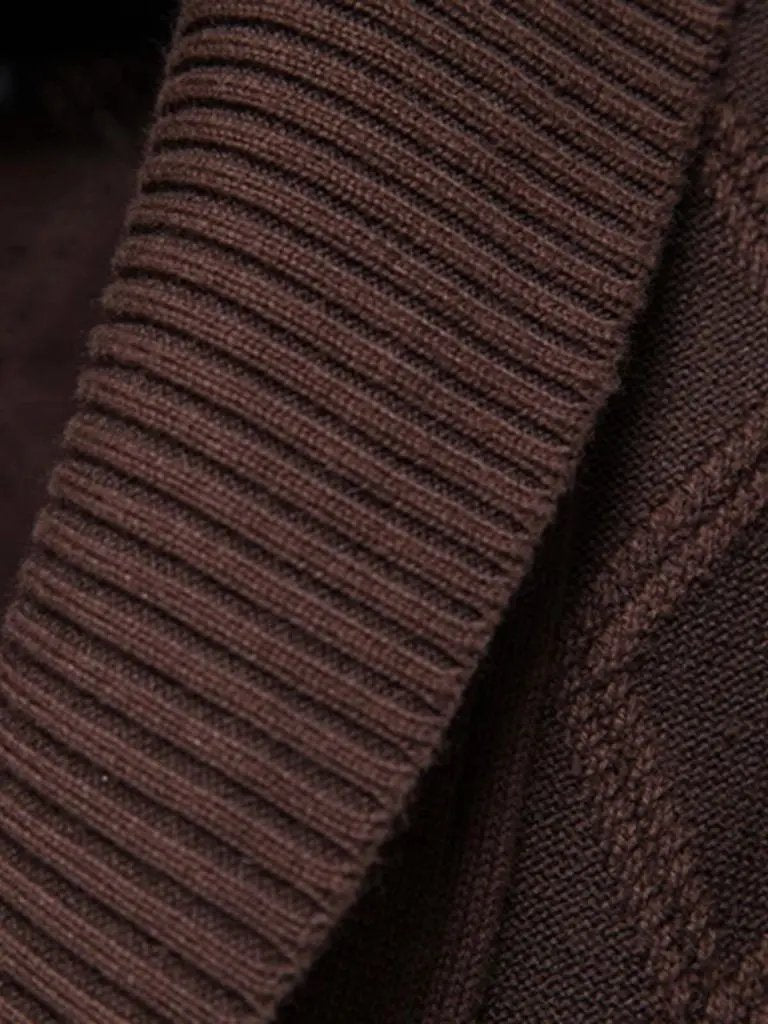 Men’s Cardigan Sweater – Minimalist Casual Everyday Knitwear SPECTER