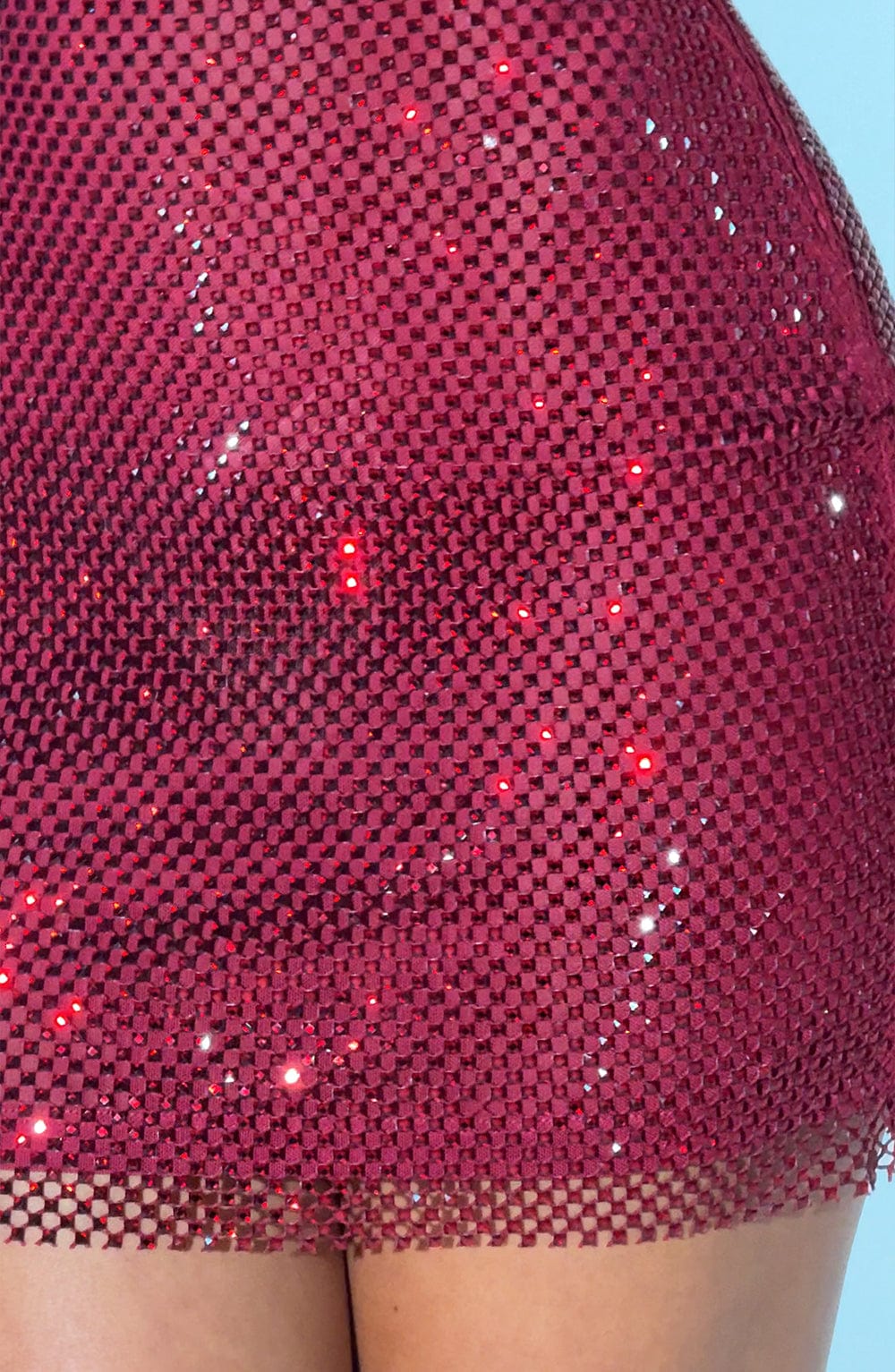 ATHENA MINI DRESS - WINE