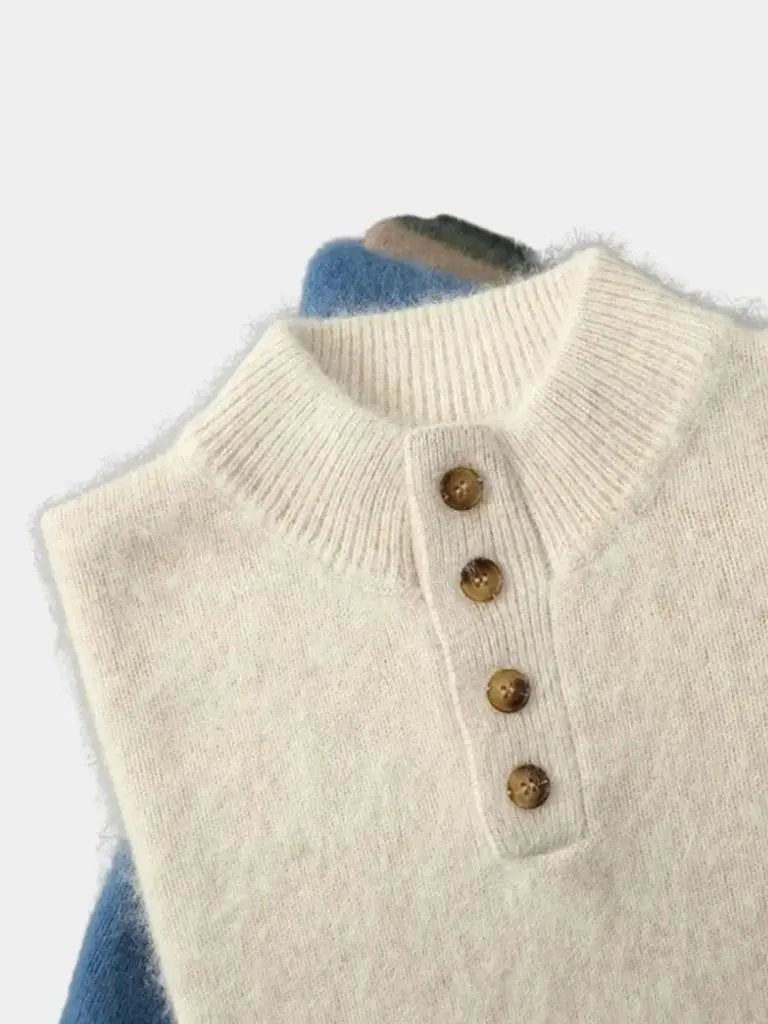 Men’s Cashmere Sweater – Timeless Luxe Pullover Soft Luxury Knit SPECTER