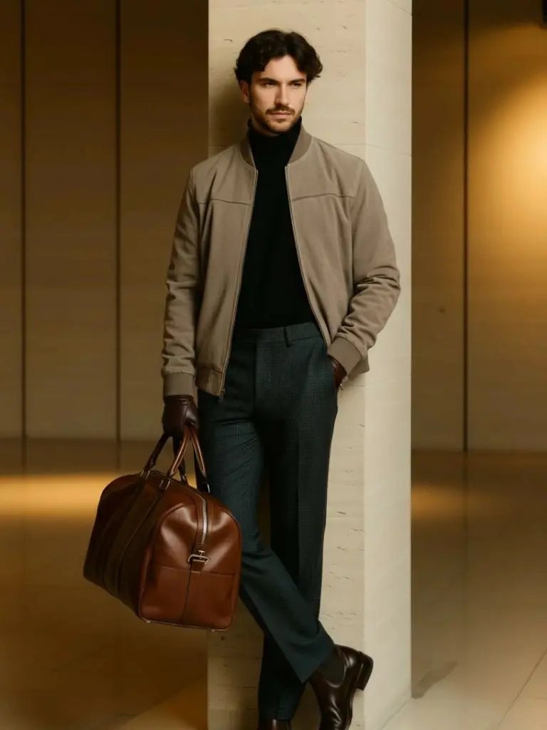 Men’s Bomber Jacket – Ashwood Modern Streetwear Fit SPECTER