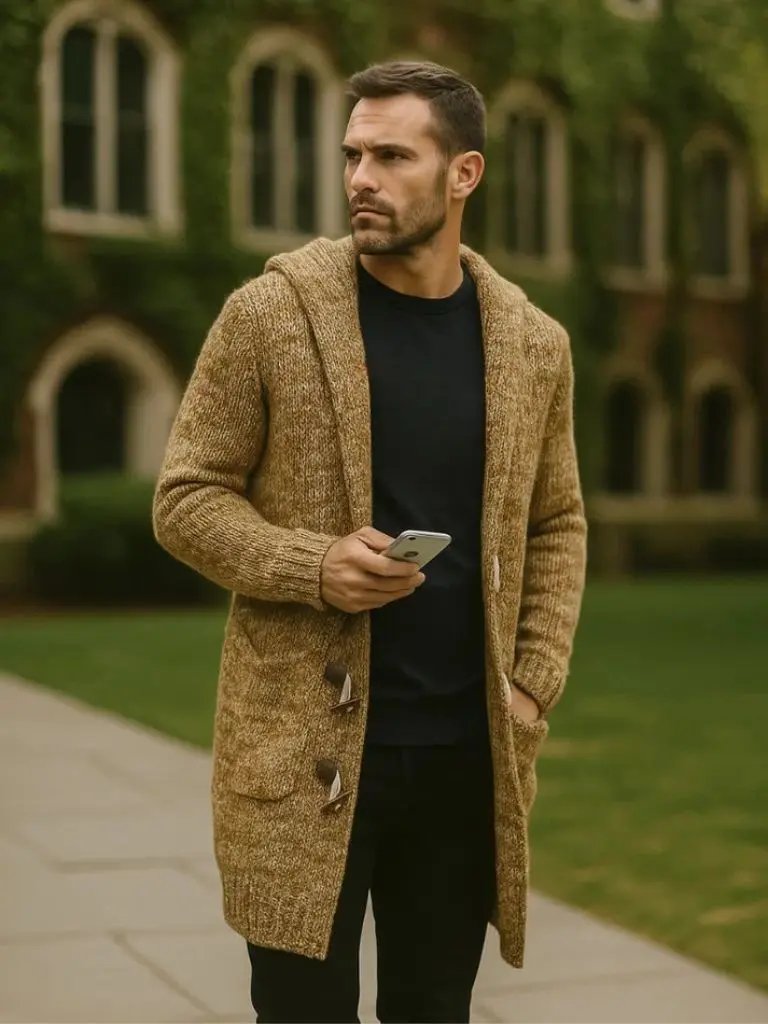 Men’s Knit Sweater – Himalaya Casual Everyday Knitwear SPECTER