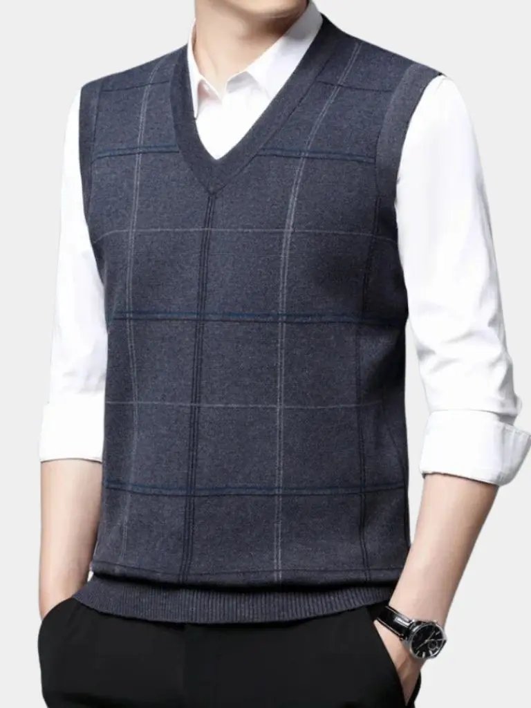 Men’s Jacket – Academic Checkered Kinit Modern Everyday Design SPECTER