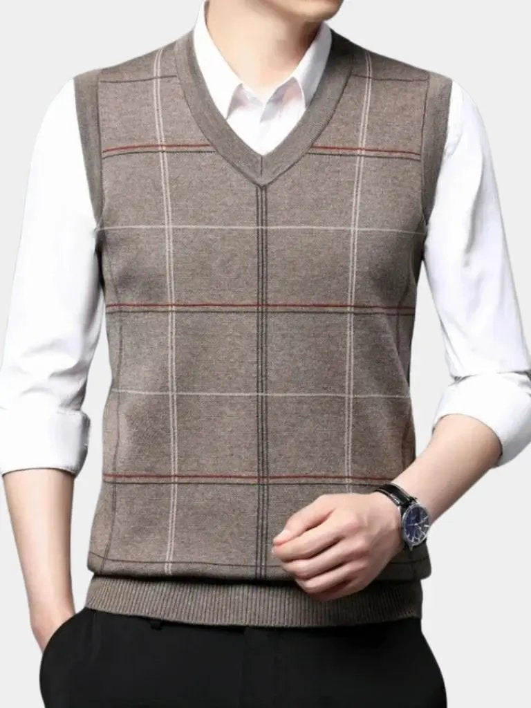Men’s Jacket – Academic Checkered Kinit Modern Everyday Design SPECTER