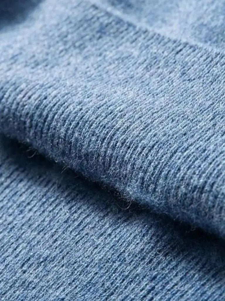 Men’s Cashmere Sweater – Neck Knitwear Soft Luxury Knit SPECTER