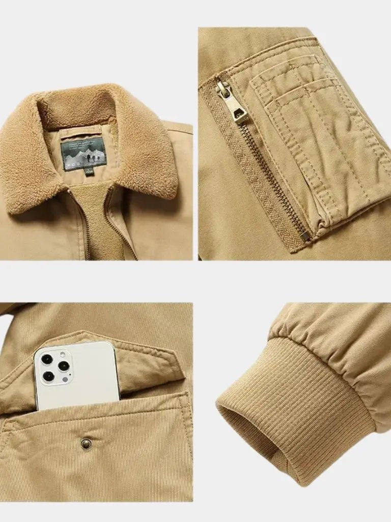 Men’s Fleece Jacket – Cozy Winter Layer SPECTER