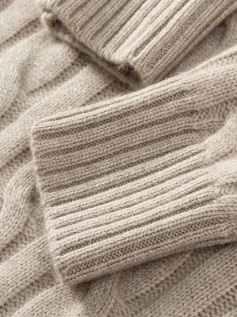 Men’s Cashmere Sweater – Essential Soft Luxury Knit SPECTER