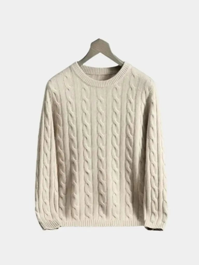 Men’s Cashmere Sweater – Essential Soft Luxury Knit SPECTER