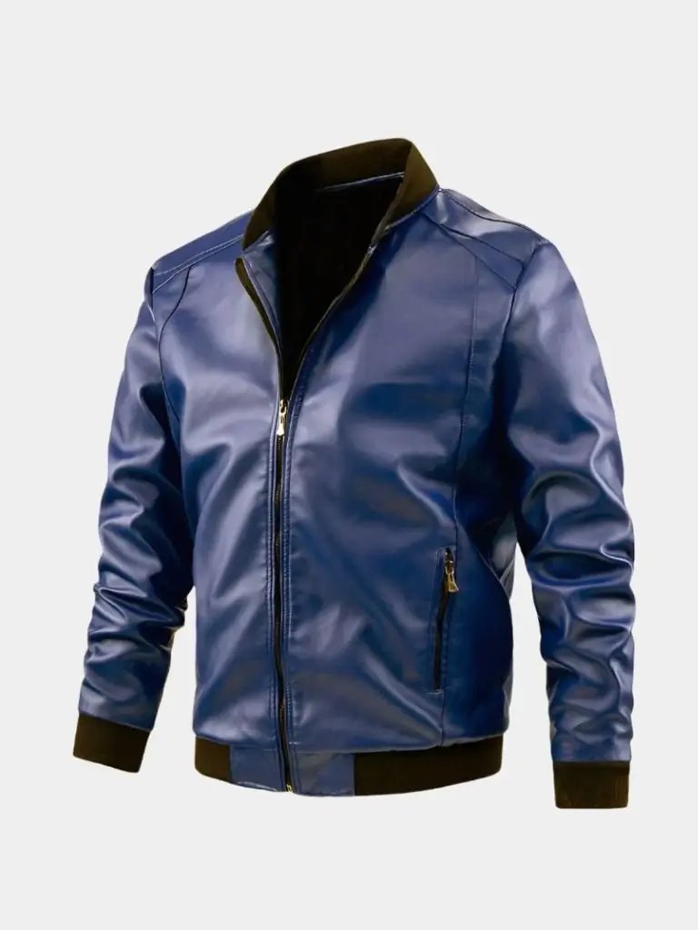 Men’s Leather Jacket – Essential Classic Moto Style SPECTER