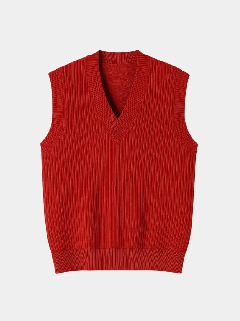 Men’s Knit Sweater – Vest Waistcoat Casual Everyday Knitwear SPECTER