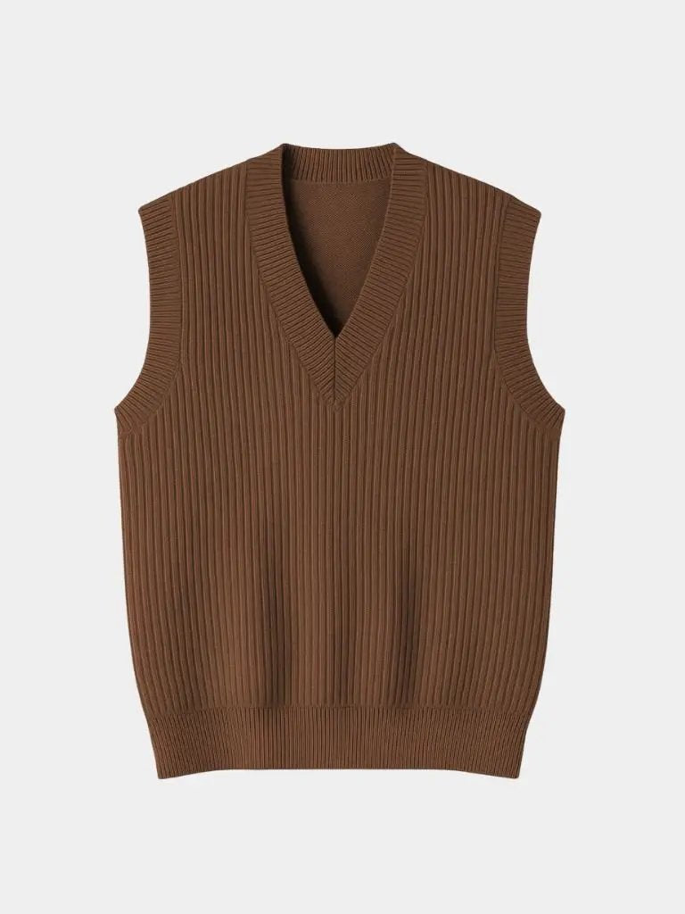Men’s Knit Sweater – Vest Waistcoat Casual Everyday Knitwear SPECTER