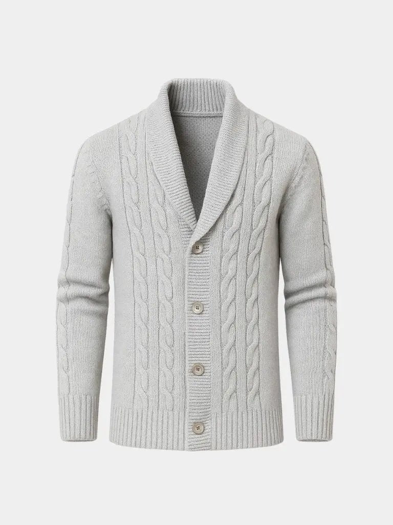 Men’s Cardigan Sweater – Elegant Casual Everyday Knitwear SPECTER