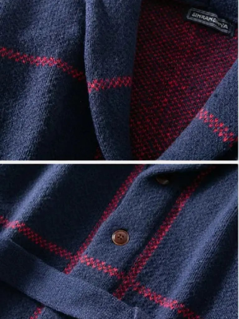 Men’s Knit Sweater – Rome Belted Casual Everyday Knitwear SPECTER