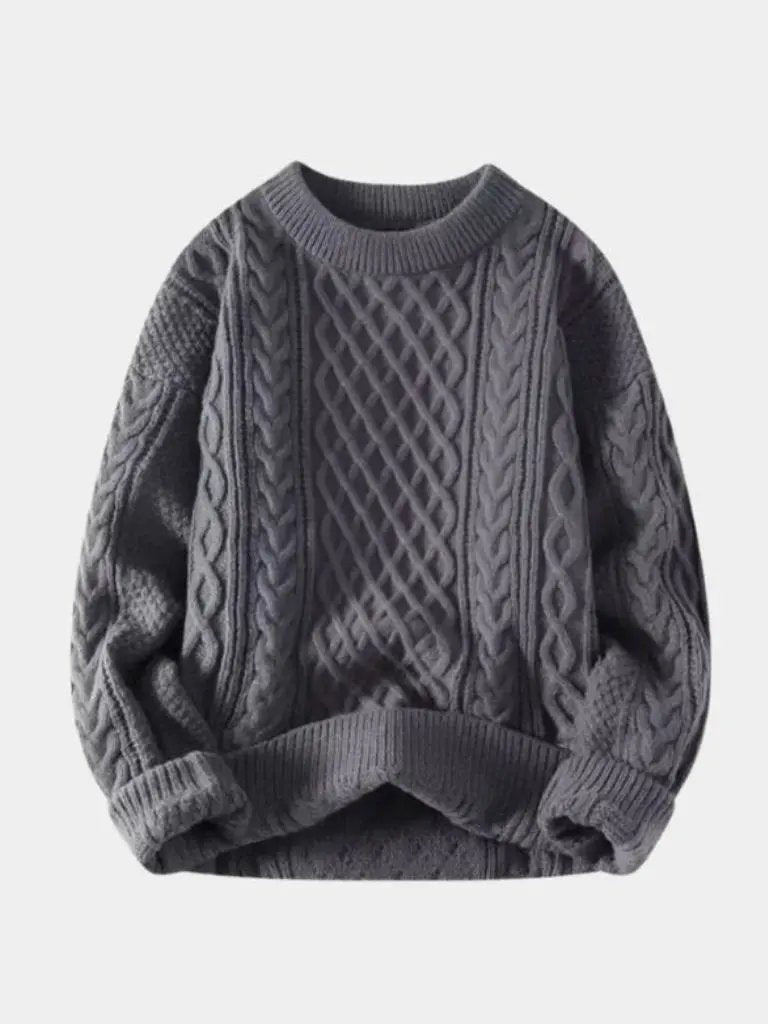 Men’s Knit Sweater – The Belmont Casual Everyday Knitwear SPECTER
