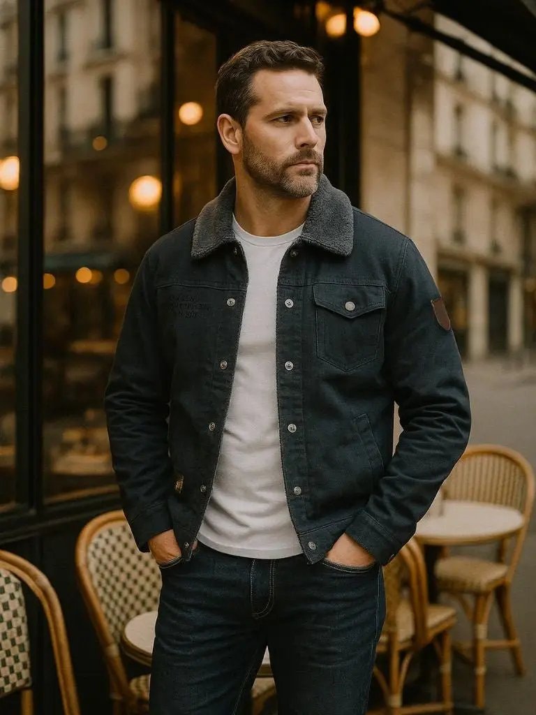 Men’s Aviator Jacket – Vintage Military Vintage Flight Style SPECTER